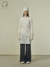 SWAYING 24 Early Spring Silk Suspender Skirt SW-SW25PS2L02-BAI White SW25PS2L02